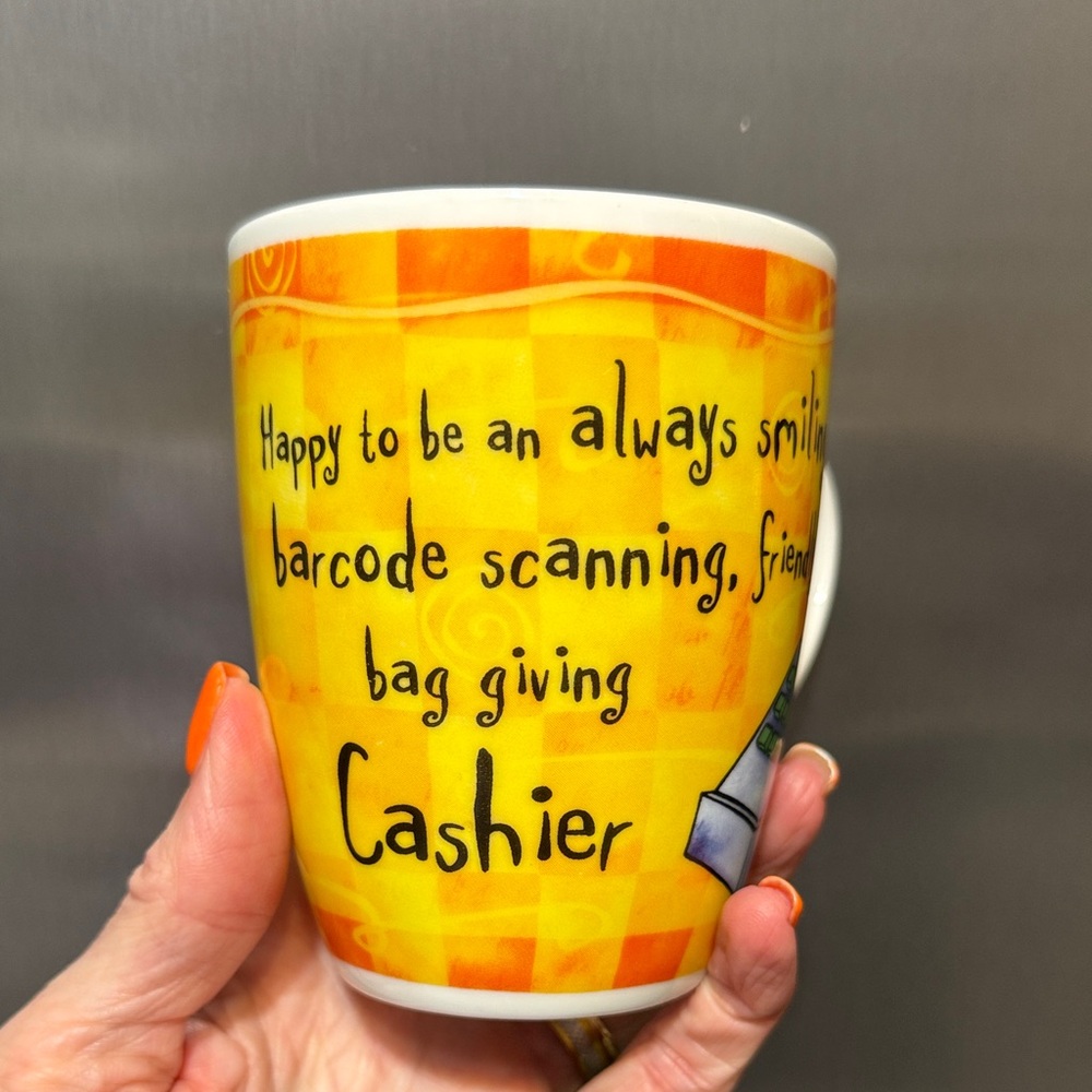 Vibrant Yellow Cashier Mug